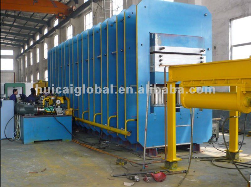 Customers' Requirement Rubber Conveyor Belt Making Machine Hot Press Vulcanizing Press