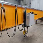 Metallurgy Casting Overhead Crane European Electric Single Beam Overhead