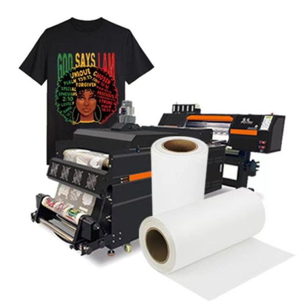 Waterproof DTF film 30CM*100M Double-Sided Matte White ink printing Film for