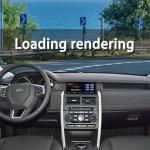 Universal Android Car Radio Facial Plastic Frame Navigation Panel For LAND ROVER