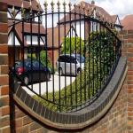 Deck Metal Fencing Posts Rod Railing Balustrade electric Ventilation