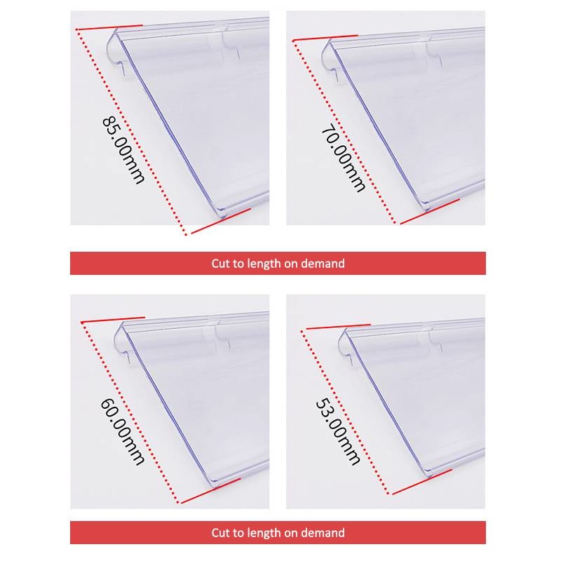 ODM Plastic Shelf Label Holder Reusable Clip On Labels For Storage Baskets