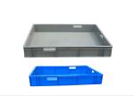 Industrial Euro Containers Food Tray With Lids 1200*400*120 Mm Grey Stacking For