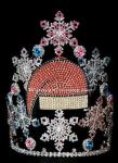 Custom snowman rhinestone crowns custom christmas pageant crowns pageant crowns