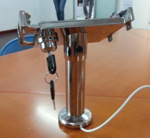 Quality unversal tablet lock holder ,adjustable wide 12cm -20cm,base diameter 6cm wholesale