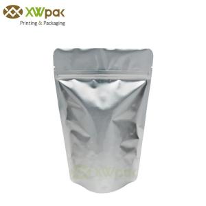Quality Dried Food Storage Packing Bags 8oz Resealable Metalized One Side Clear SGS Approved wholesale