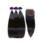 Unprocessed Brazilian Human Hair Bundles / 100% Virgin Remy Human Hair