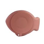 Modern Fish Shaped Dinner Plates Silicone Baby Feeding Utensils Customized
