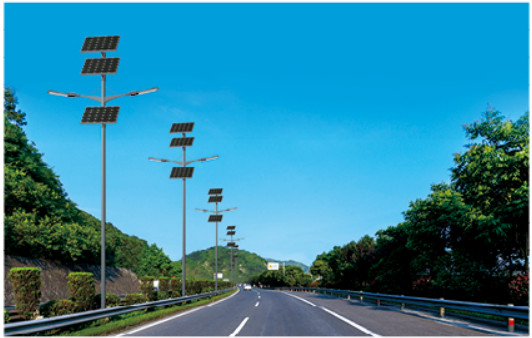 80W - 200W Outdoor Led Street Lights With Solar Panel 5 To 8m installation height solar street light