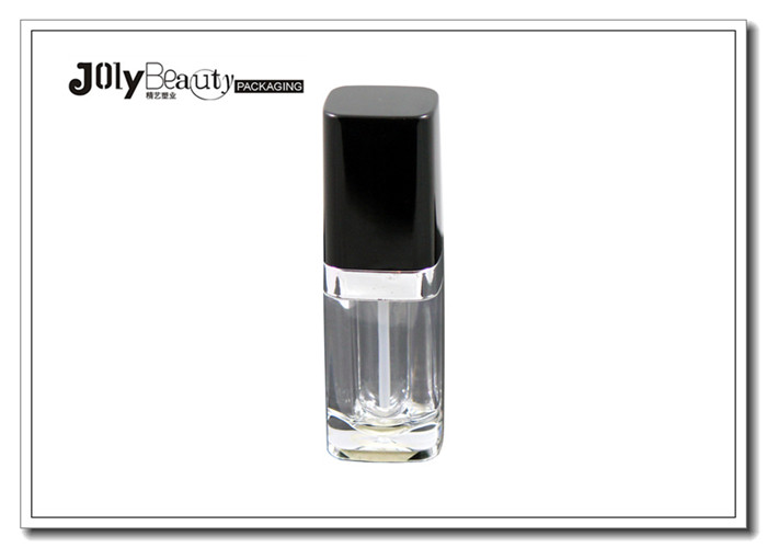High End Square Plastic PP Airless Bottle , Clear 30ml Airless Foundation Bottle