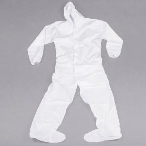 Quality Microporous Protection Disposable Body Suit , Disposable Protective Suit Fire Retardant wholesale