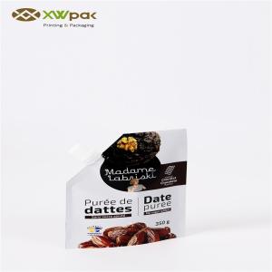 China Plastic Custom Spout Pouch Bag With Cap Stand Up Liquid Packaging on sale
