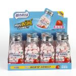 ISO22000 Fruit Hard Candy With Transparent Bottle Pack
