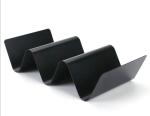 Wholesale Black Color 3 Pack Mexican Pancake Rack Taco holder