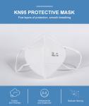 5 Layer Kn95 NonWoven Fabric Mask Disposable 3D Cup Shape