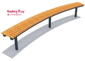 Quality 200*110*100cm Outdoor Park Benches , Cast Iron Long Solid Exterior Wood Slat Desk wholesale