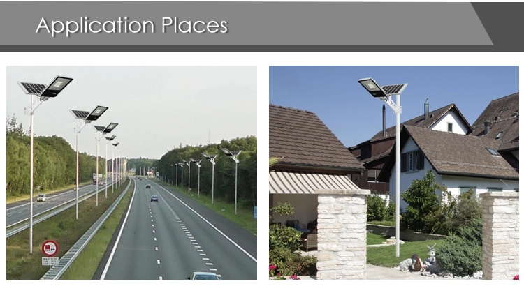 Road Lighting Solar LED Street Light , High Power Street Light Weather Proof