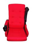 Red Fabric PP Home Theater Seating Chairs Movable Armrest Standard Size