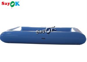 China Inflatable Pool Toys Blue Small Commercial Kids Inflatable Swimming Pool With Pump 4x4x0.6mH on sale