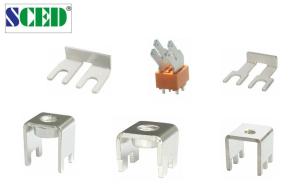 Quality PCB Terminal Block Accessories , Brass Electrical Components 5.0mm Center Space wholesale