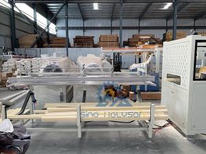 China 37kW Deep Screw PVC WPC Door Frame Making Machines 180-200KG/H on sale