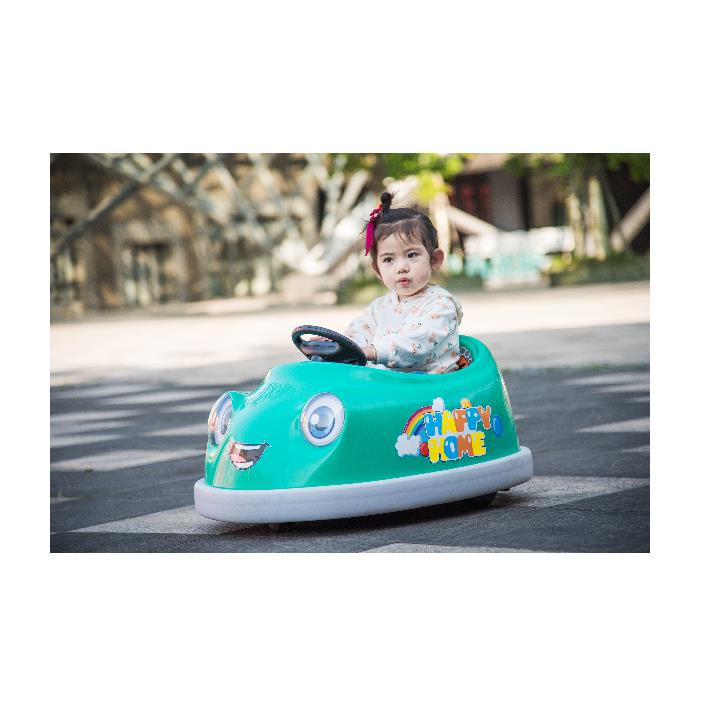 Electric Bumper Cars for Kids Forward and Backward Ride On Self-Resetting Fuse Feature