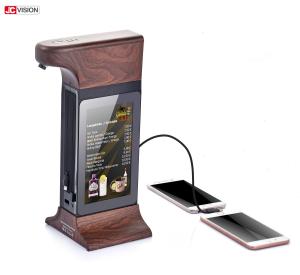 Quality 7inch Double Sided Screen Hand Dispenser Sanitizer Digital Advertising Kiosk wholesale