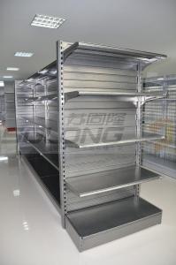 Quality Supermarket Display Racks , Metal Retail Shelving ISO9001 Certification wholesale