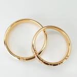 One Heart A Lifetime 18K Diamond 15g Rose Gold Couple Rings