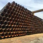 SAW SS400 Q235 Carbon Steel Pipe Saw Steel Pipe X42 X52 20mm