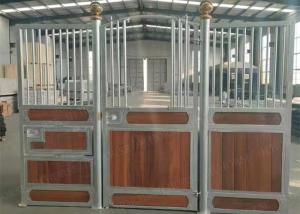 Quality Galvanized Silver Steel Metal Frame Horse Stall Front Heavy Duty wholesale