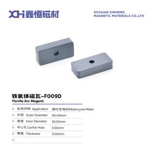 Quality Ferrite Motor Magnets Ceramic Motor Arc Magnets For Motorcycle F1009D wholesale