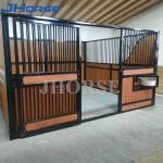 Durable European Horse Stalls 3.5m Length Customizable Materials