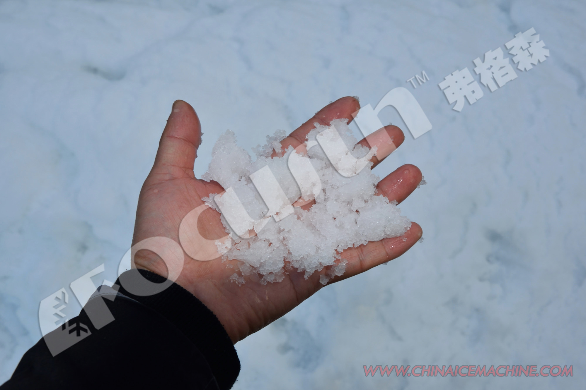 20 Tons Snow for Snow Skiing at Amusement Park Powered by Gas and R449 Refrigerant