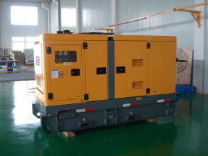 Quality 3 Pole MCCB Silent Diesel Generator Set , 280KW 350KVA Genset Diesel Generator Set wholesale