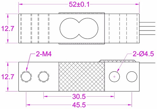 small size weight sensor