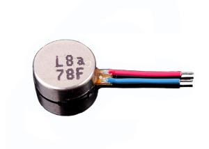 Quality 3V 12000rpm DC Micro Coin Type Vibration Motor , Low Power Vibration Motor 8mm 0827 With Wires wholesale