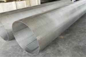 Quality Wire Wrapped Johnson Well Screens SS304 375mm Diameter 2.95m Length wholesale
