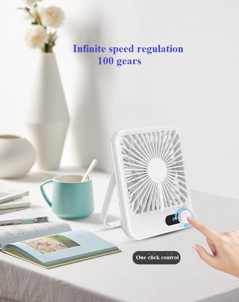 Portable USB Rechargeable Aromatherapy Handheld Fan Silent Table Mini Fan for Office Needs