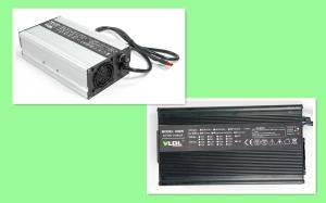 Quality Black Silver Portable And Smart Battery Charger 12V 25A For Lithium And SLA Battery Pack wholesale
