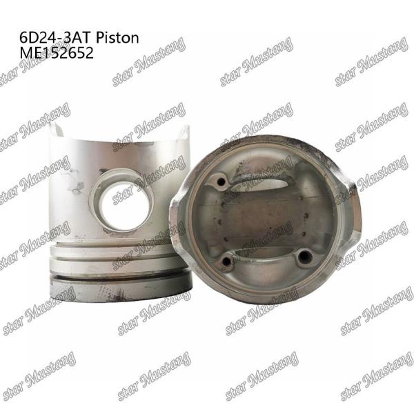 Piston 6D24-3AT Semi-anodic Combustion chamber 66mm ME152652 For Mitsubishi