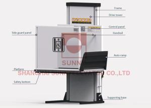 Quality 250kg Disabled Elder Wheelchair Vertical Platform Lift With Aluminum Alloy wholesale