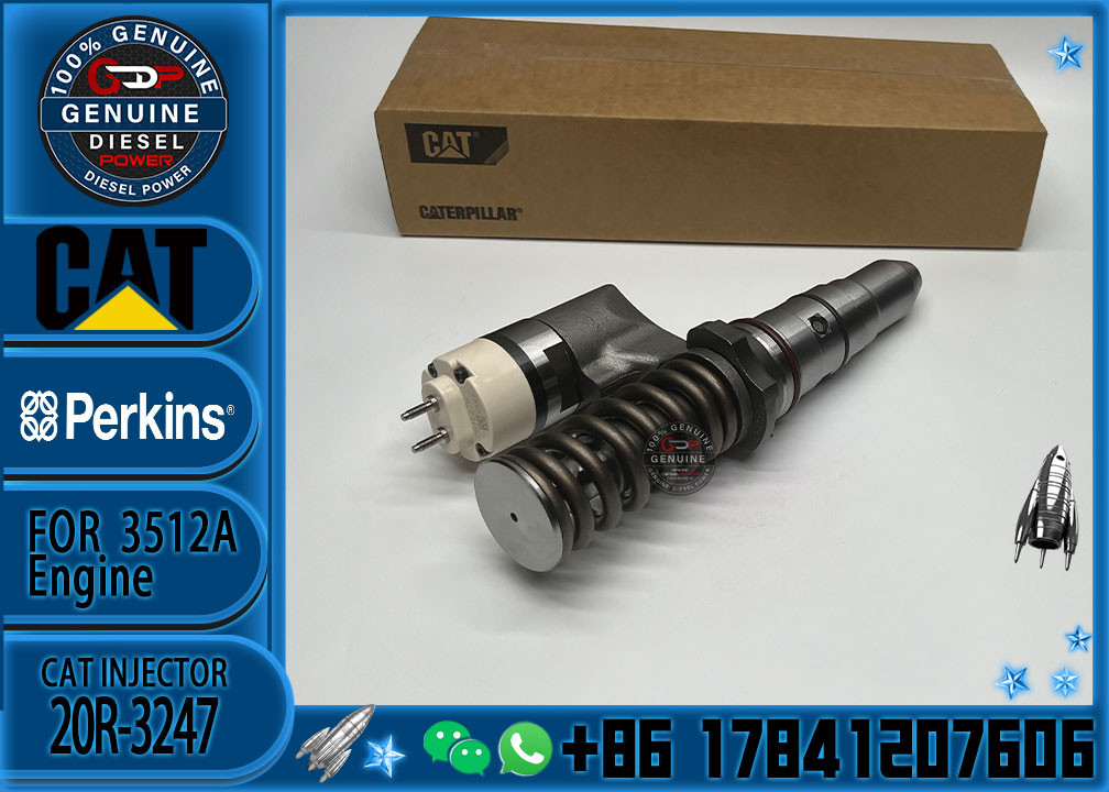 Common rail injector fuel injecto 20R3483 20R-3247 10R-2827 for 3512B Excavator 3512C 3516B 3516C