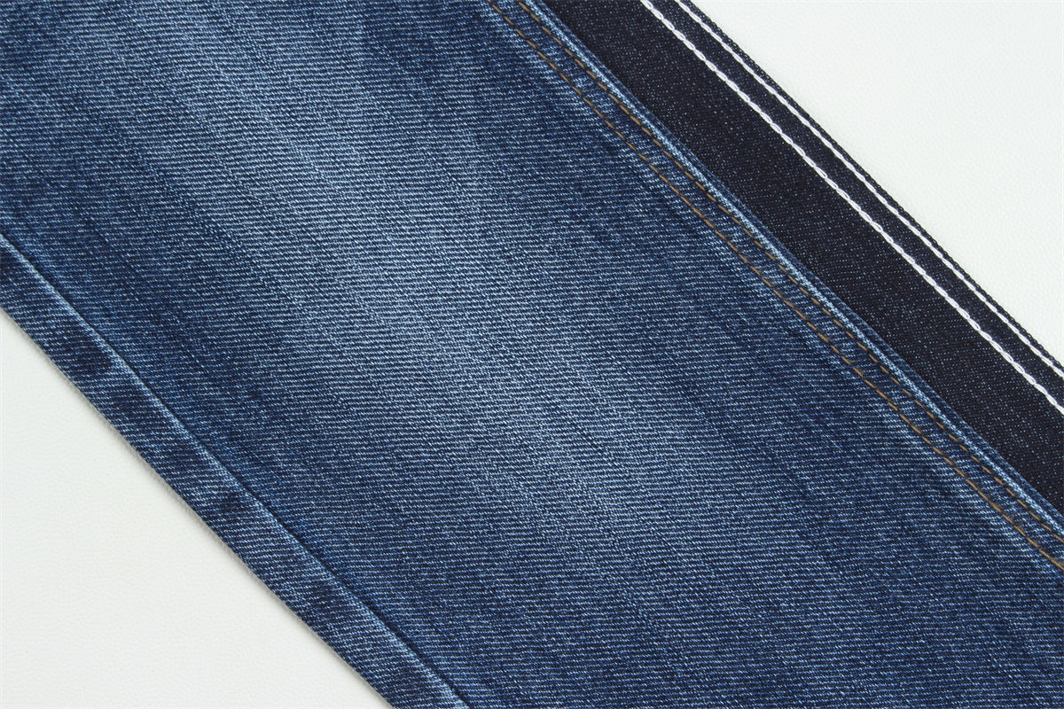 Sanforizing Special Weave Cotton Polyester Spandex Slub Stretch Denim Fabric