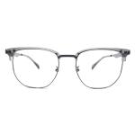 FP2715 Unisex Acetate Metal Glasses Full Rim Round Optical Frames Eyewear