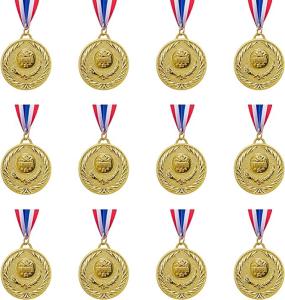 Quality ODM Bespoke Metal Gold Medal Souvenir Fine Sports Medal With Ribbon wholesale