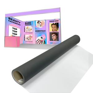 Quality 260gsm Black Back Blockout 100% Polyester Fabric For Advertising Textiles wholesale