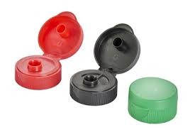 Colorful Flip Top Bottle Caps , Cosmetic Bottle Cap For Body Lotion / Liquid Soap
