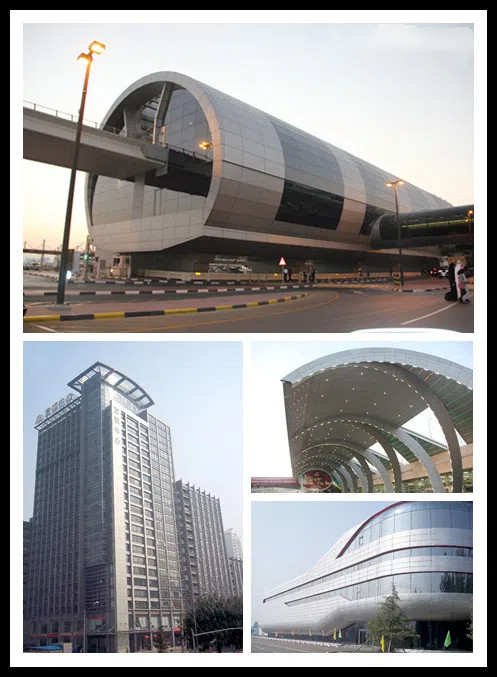 Gray ACP Aluminum Pvdf Coating Custom 48 X 96 Inch Acp Mirror Finish