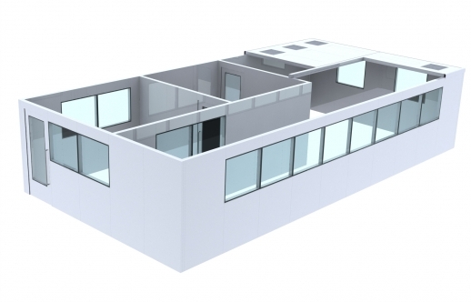 SUS201 Modular Clean Room Pharmaceutical With Pass Box Equipment